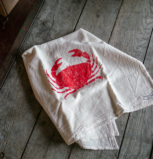 Crab Tea Towel Set