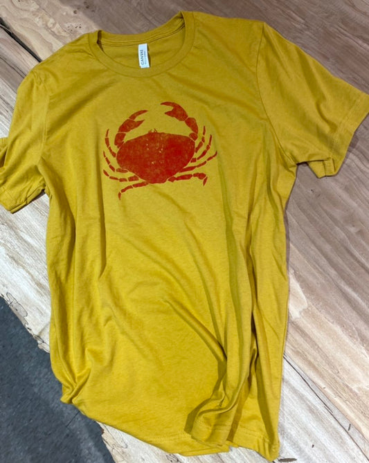 Yellow and Red Crab T-shirt