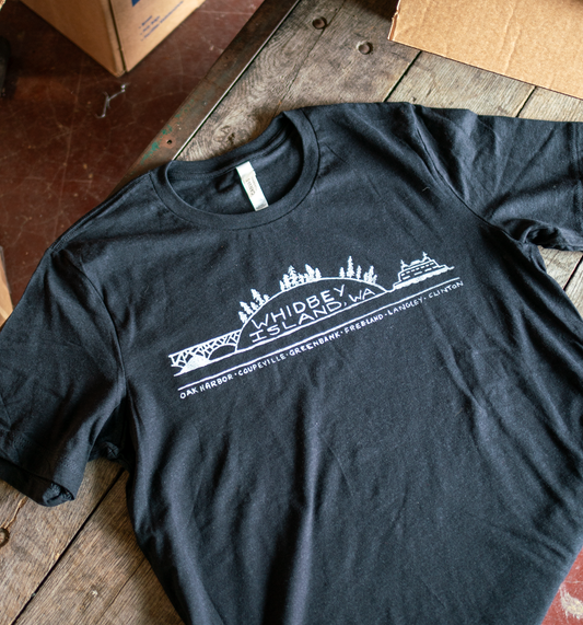 Bridge and Ferry Whidbey T-shirt